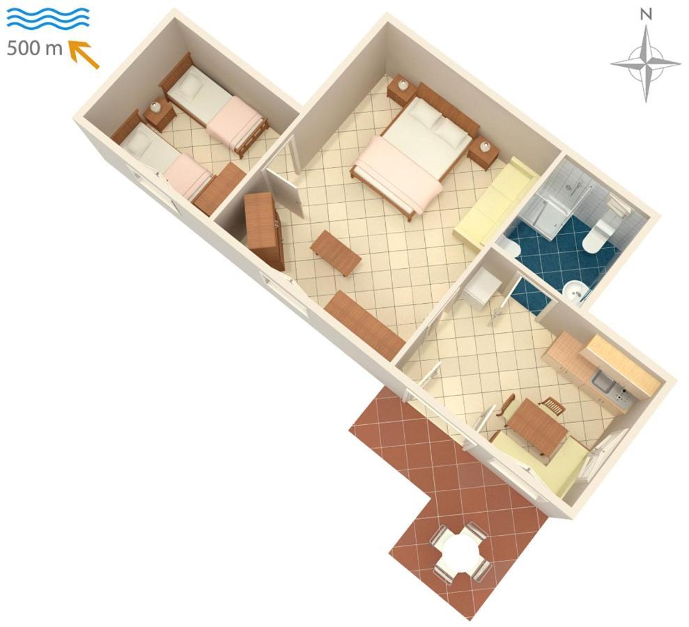 With A Parking Space - 7171 Apartment Umag
